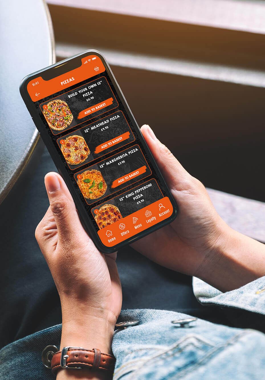 Mobile Ordering app for pizza businesses